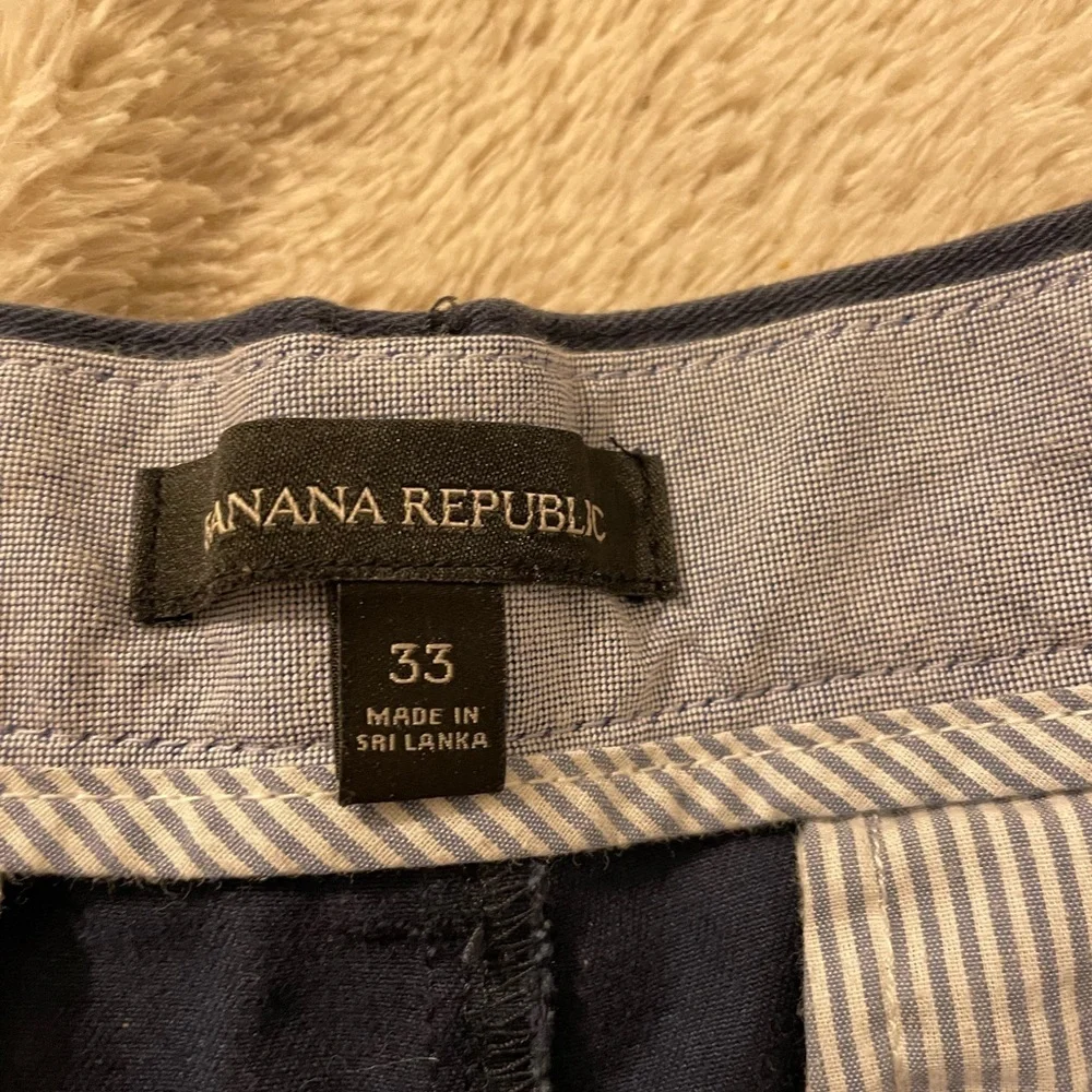 Men’s Banana Republic Blue Color Block Shorts